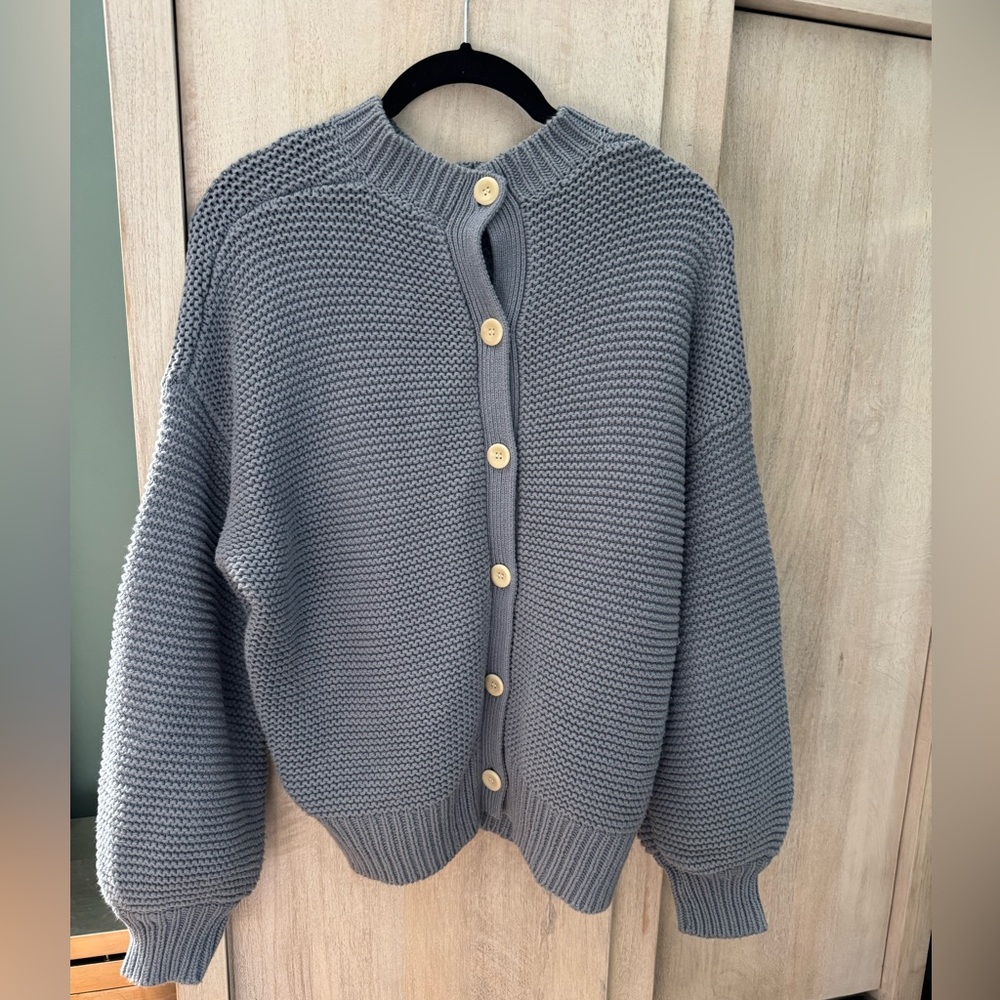 Alex Mill button back crewneck